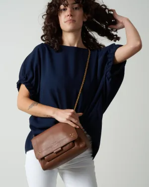lulu m shoulder bag - tabac