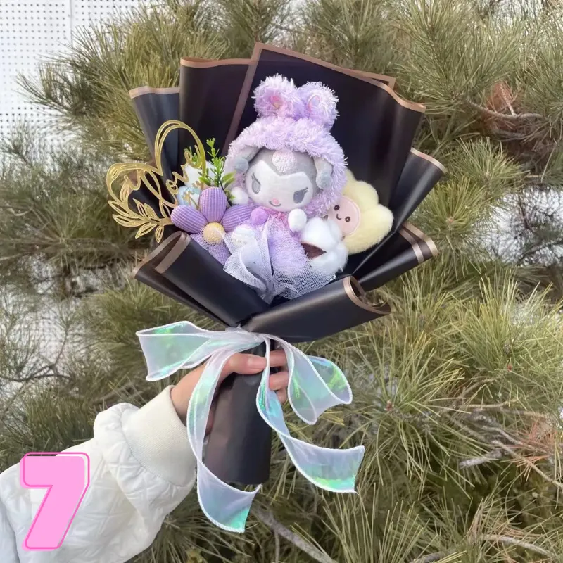 Luxurious Plush Blossom Surprise Bouquet