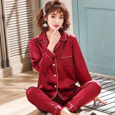 Luxurious Silk Sleepwear Set