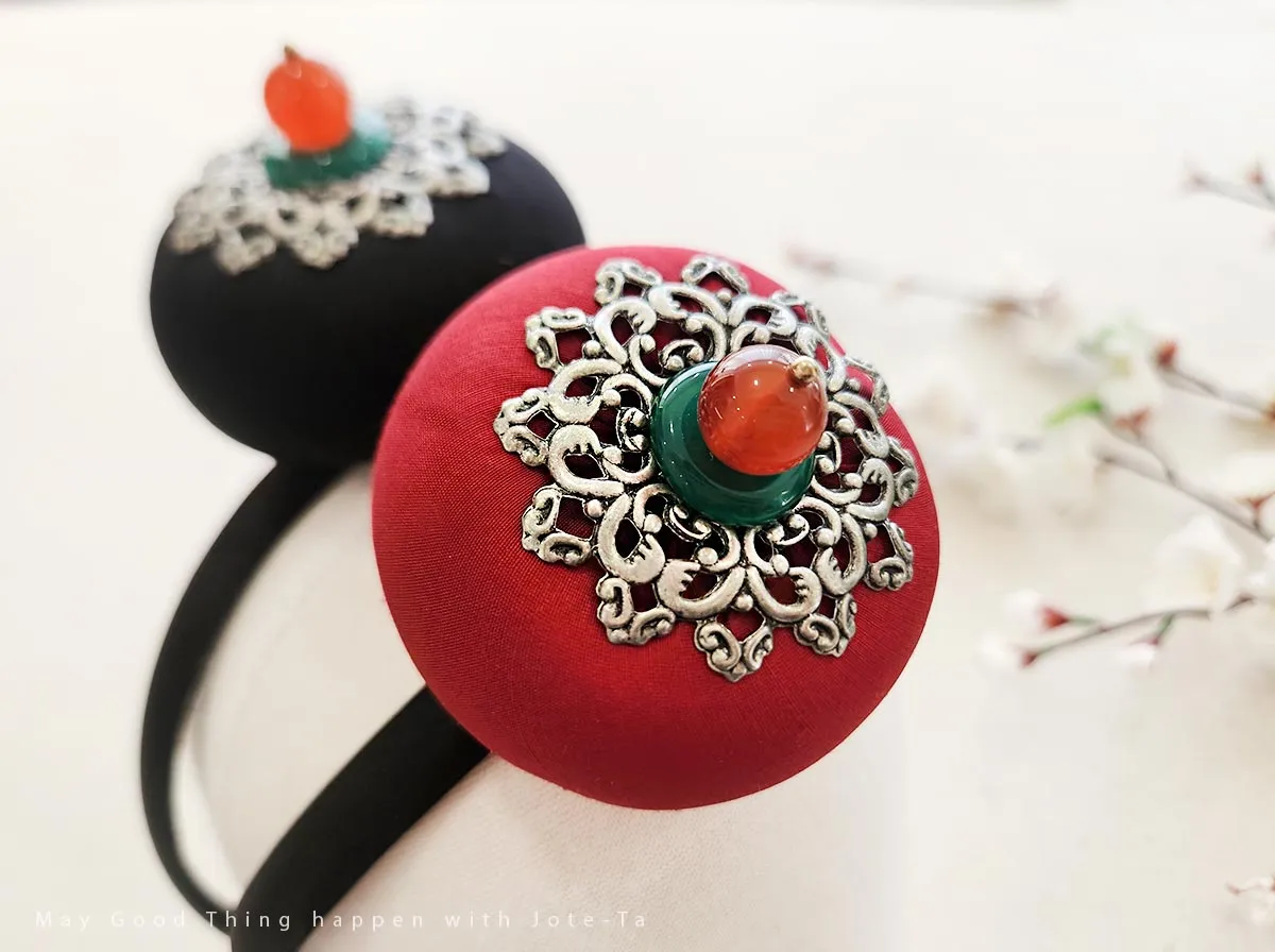 Luxurious Silver Ornament Hairband (2 Colors)
