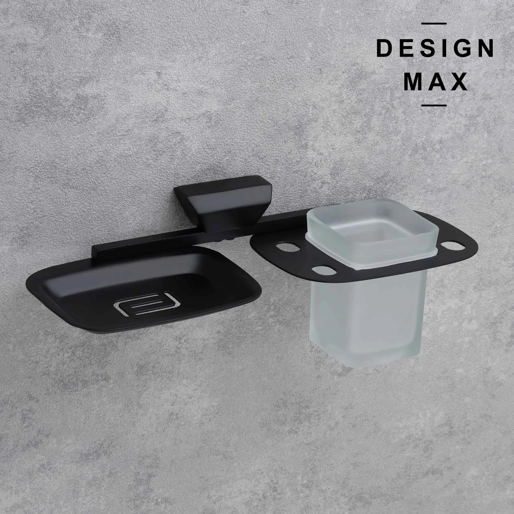 Luxurious Wall Mounted Soap Dispenser and Glass Holder