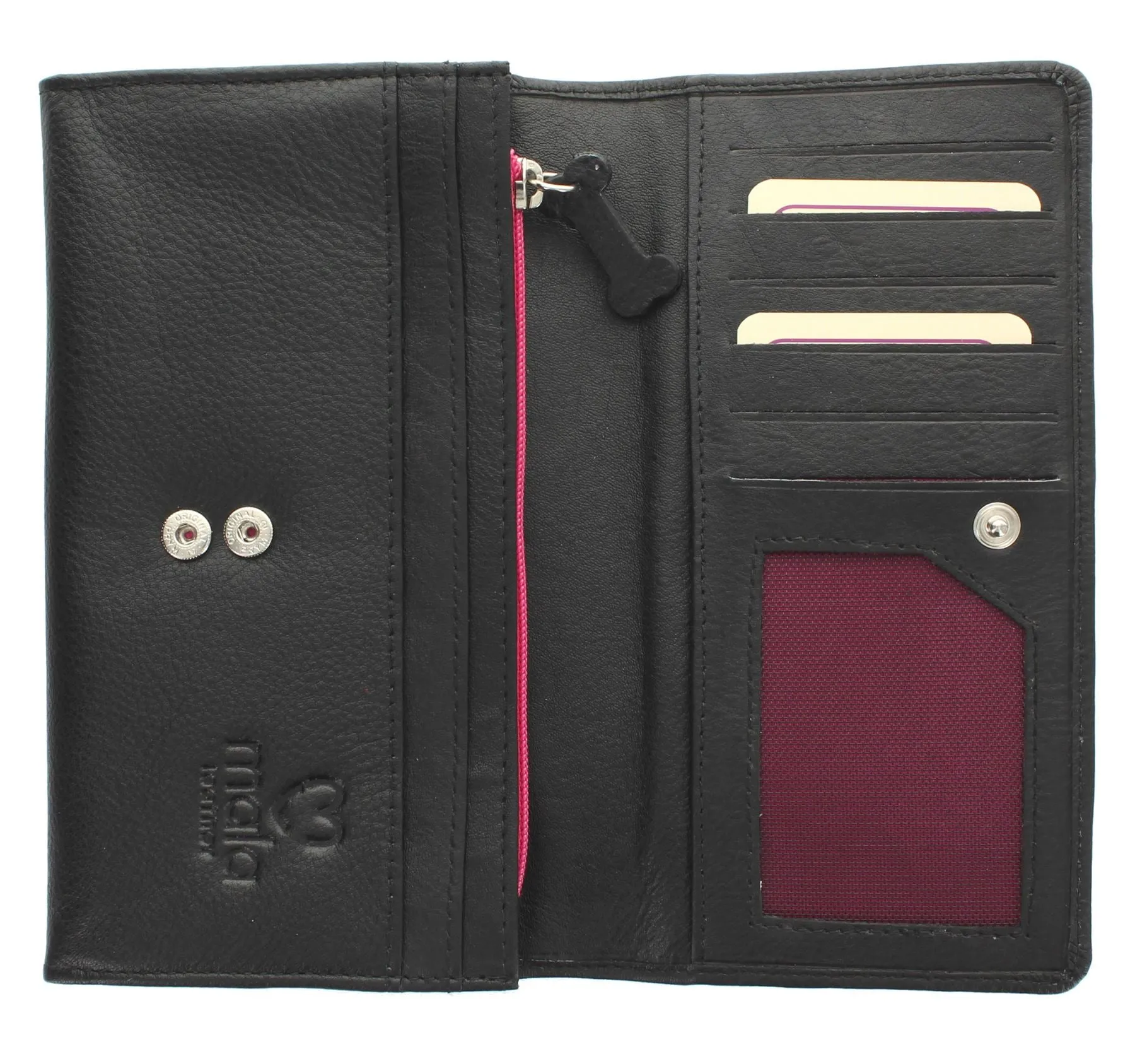 Mala Leather Best Friends SCOTTY Leather Flap Over Purse 3221_65
