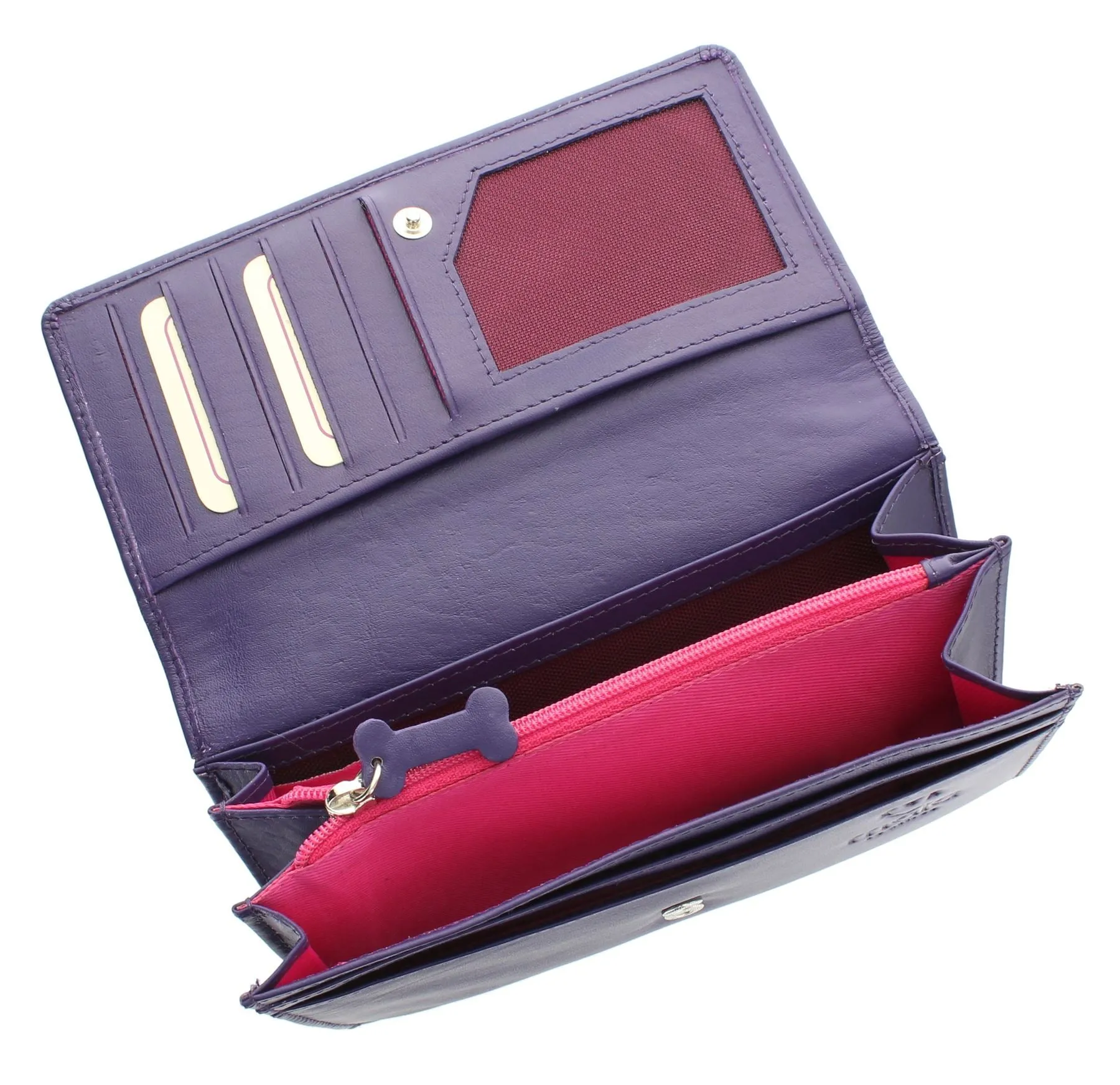 Mala Leather Best Friends SCOTTY Leather Flap Over Purse 3221_65