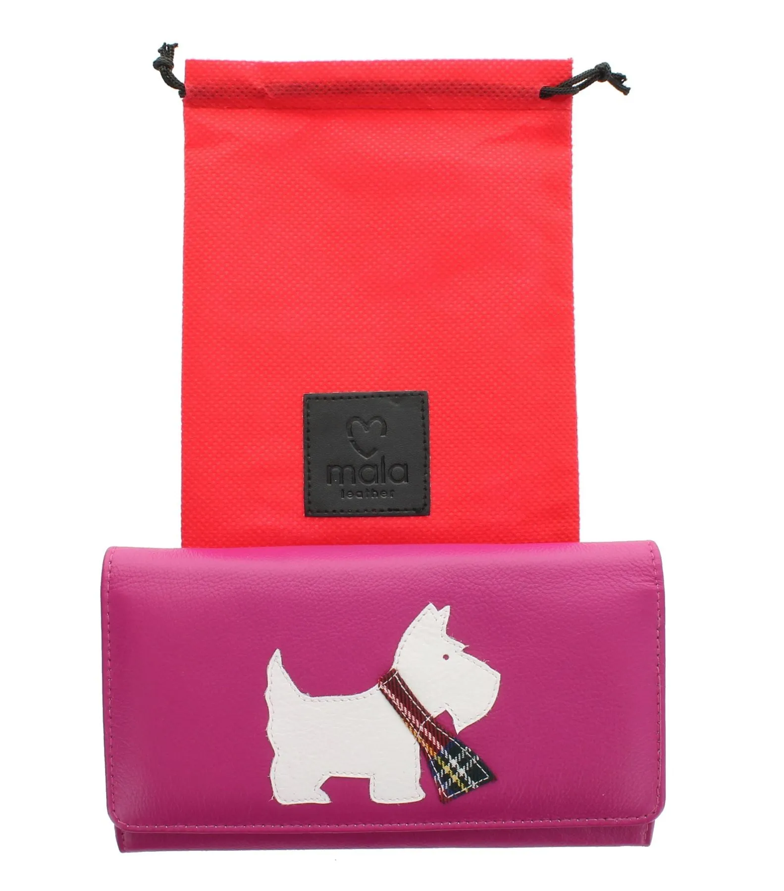 Mala Leather Best Friends SCOTTY Leather Flap Over Purse 3221_65