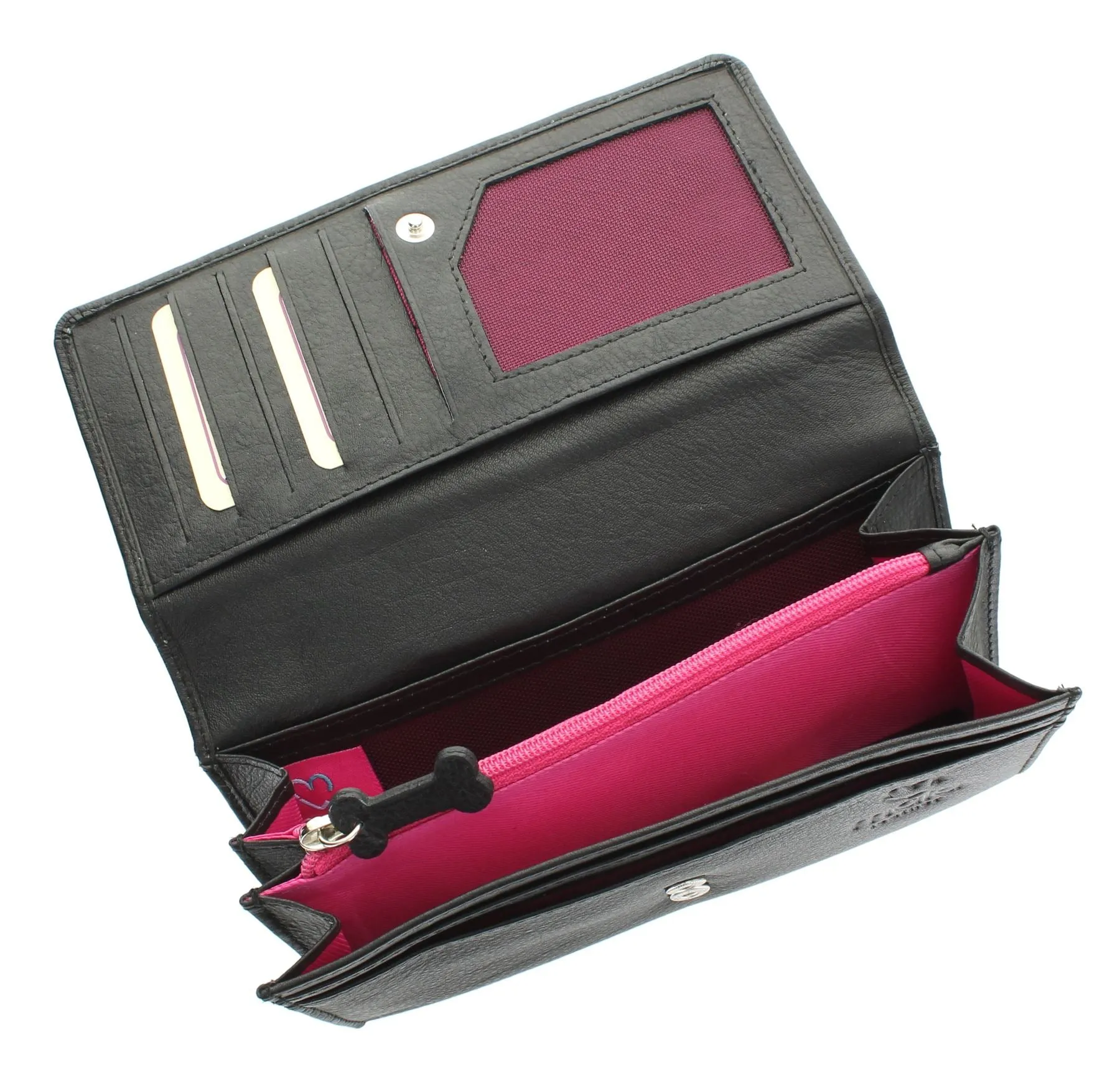 Mala Leather Best Friends SCOTTY Leather Flap Over Purse 3221_65
