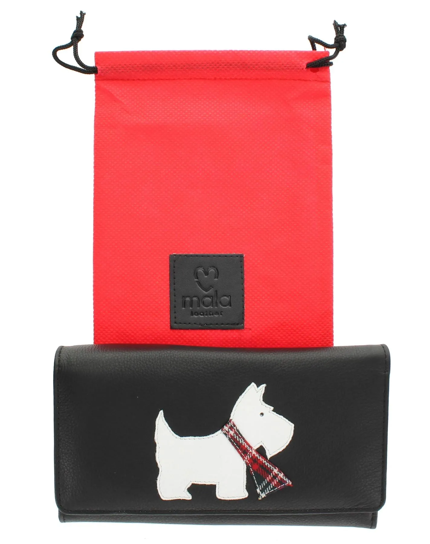 Mala Leather Best Friends SCOTTY Leather Flap Over Purse 3221_65