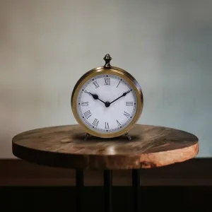 mankoskin Antique Table Clock | Elegant Traditional Design | Perfect for Home Decor | Beautifully Crafted Vintage Accent