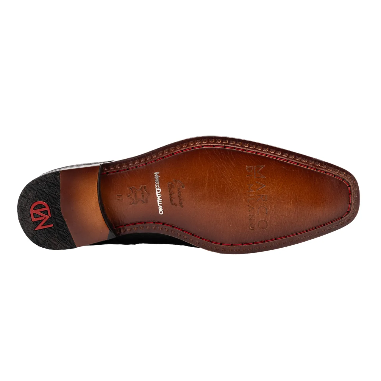 Marco Di Milano Andretti Ostrich Leg White Black