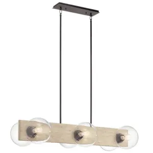 Marquee 6-Light Linear Chandelier