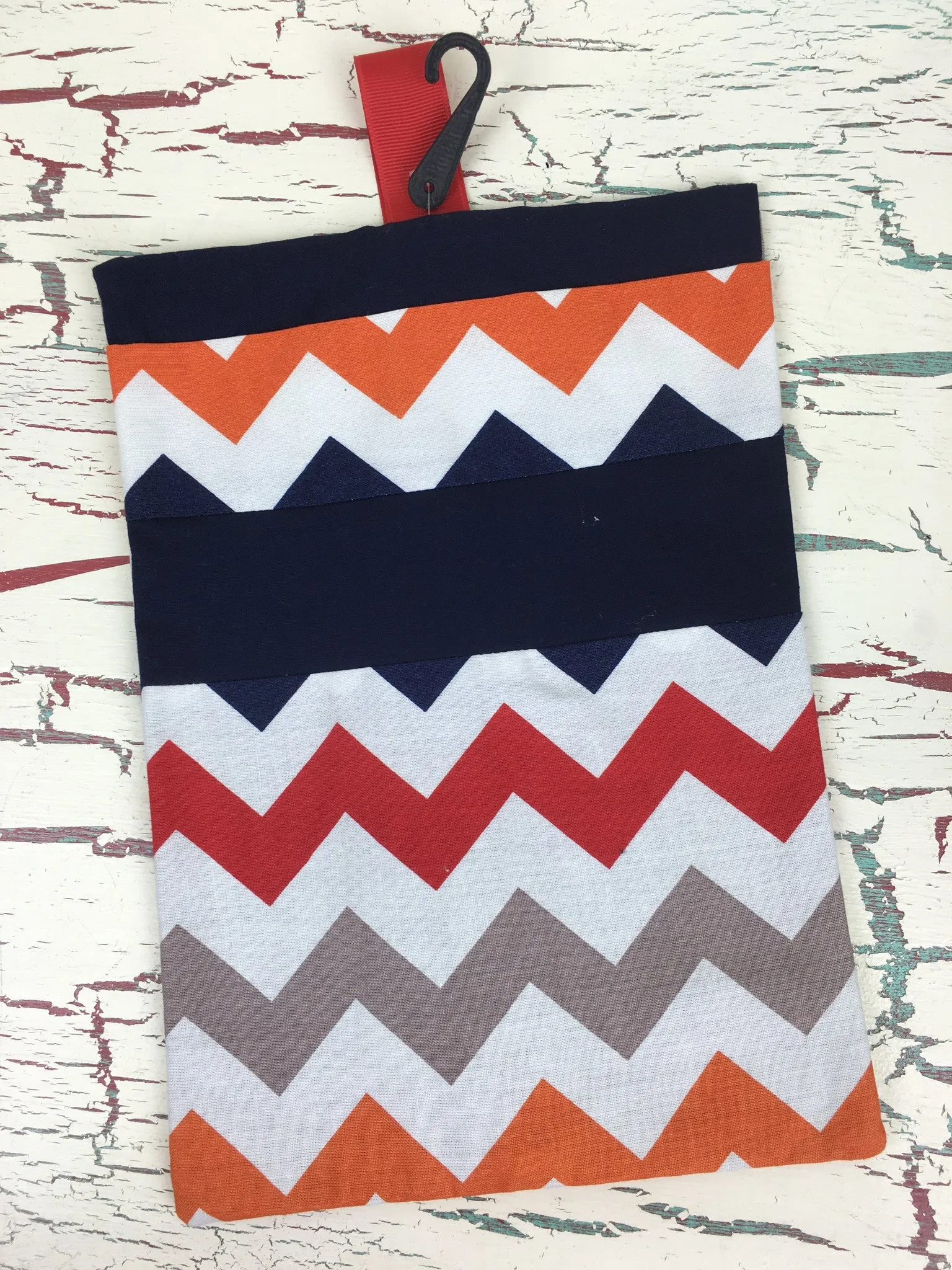 Medium Chevron in Boy Diaper/Wipee Case