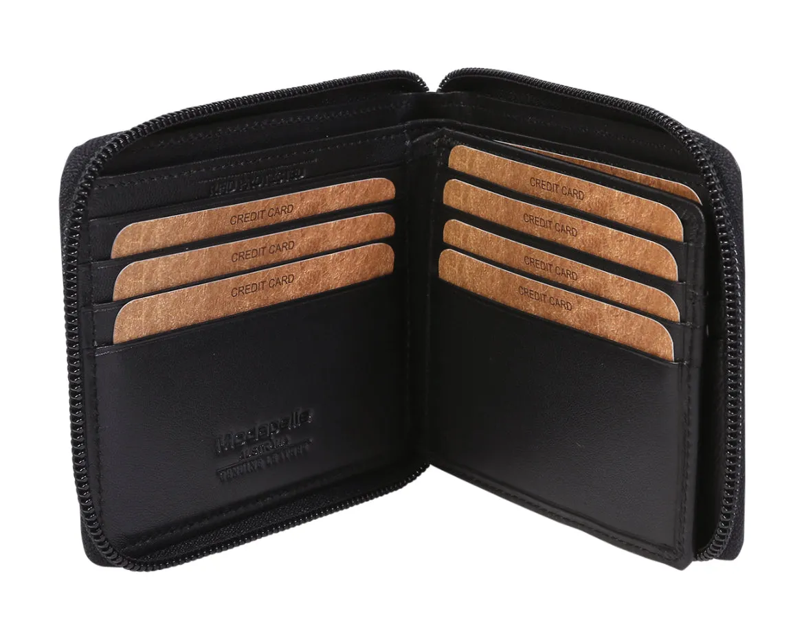 Mens Basic Leather Wallet #5012
