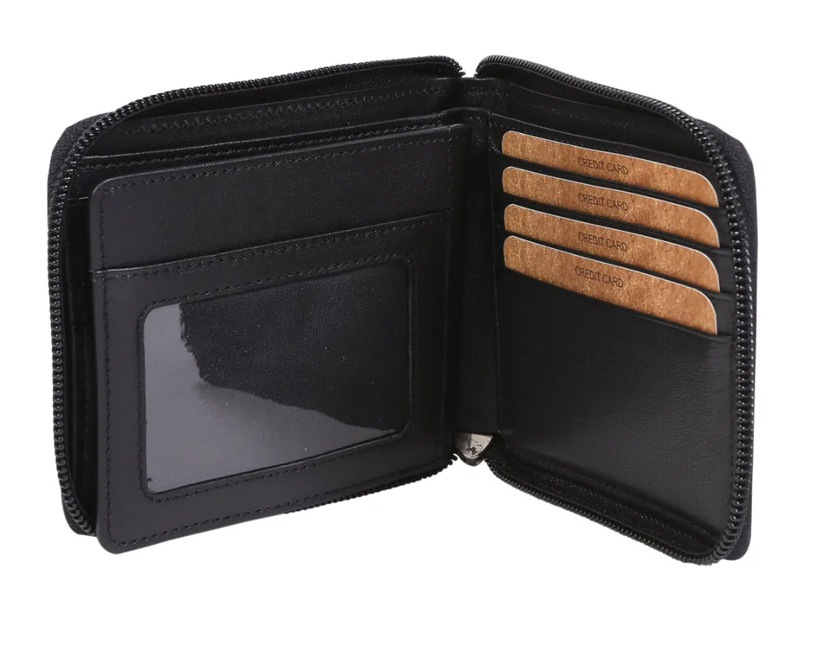 Mens Basic Leather Wallet #5012