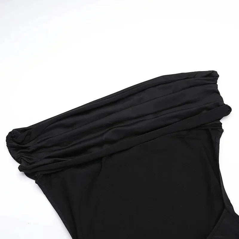 Mermaid Off-Shoulder Backless Gown - Ruched for Evening Glamour