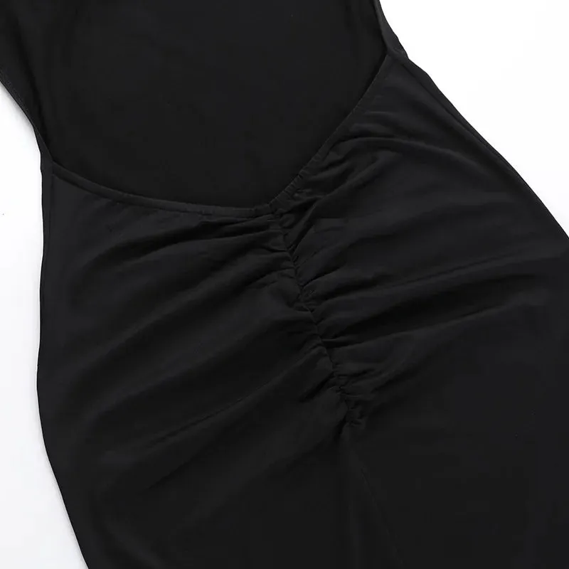 Mermaid Off-Shoulder Backless Gown - Ruched for Evening Glamour