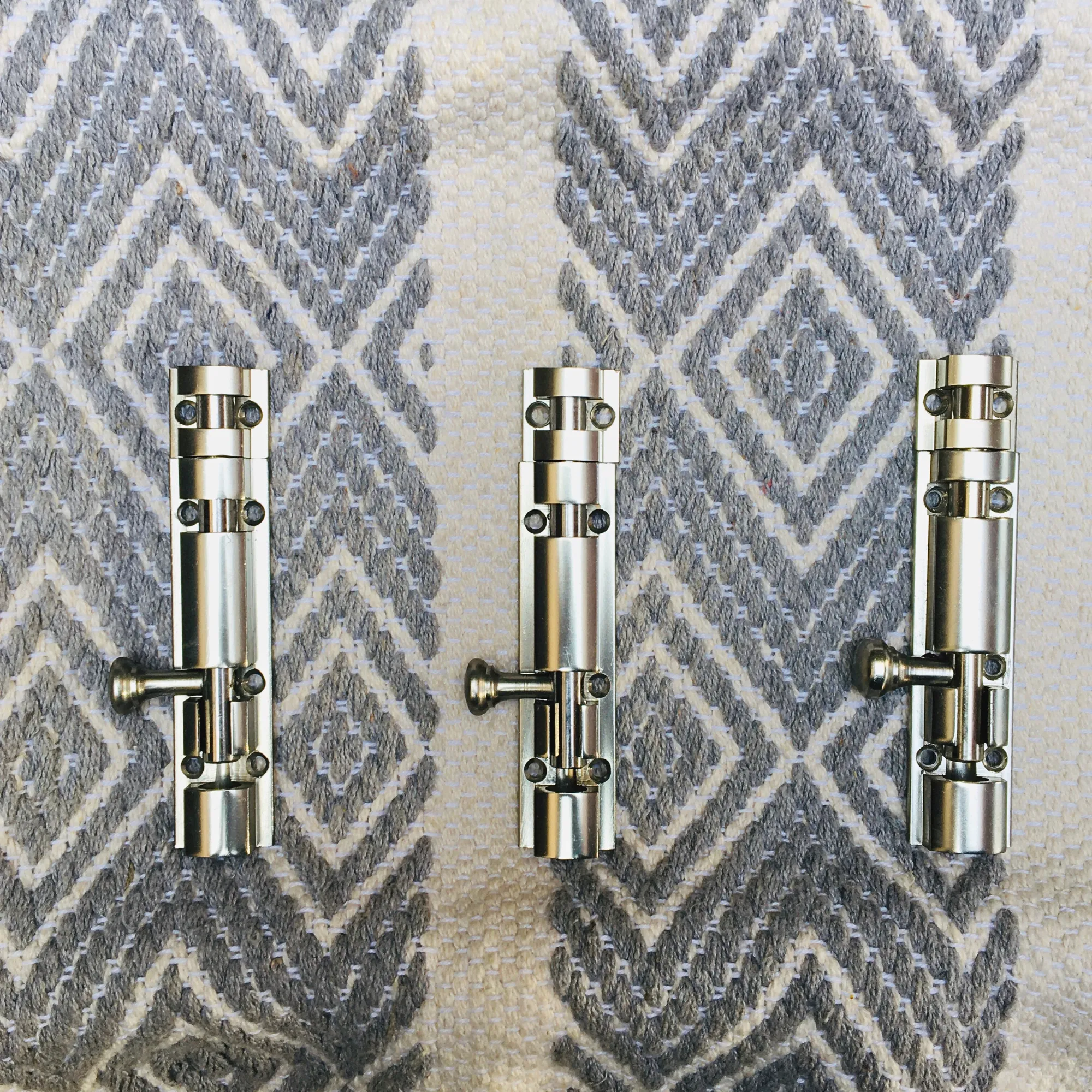 Metal Tower Bolt In Different Screw Position In Antique Finish Latches For Doors By DH
