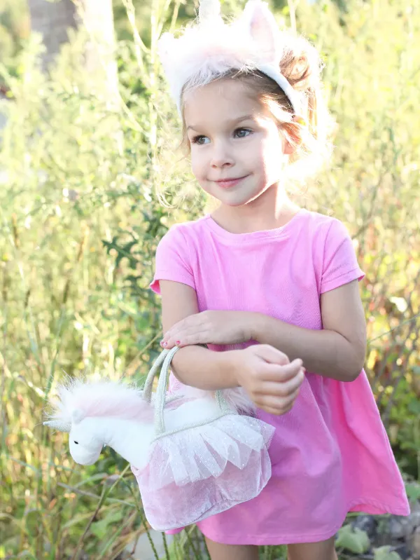 Mini Unicorn Plush Doll & Toy Purse