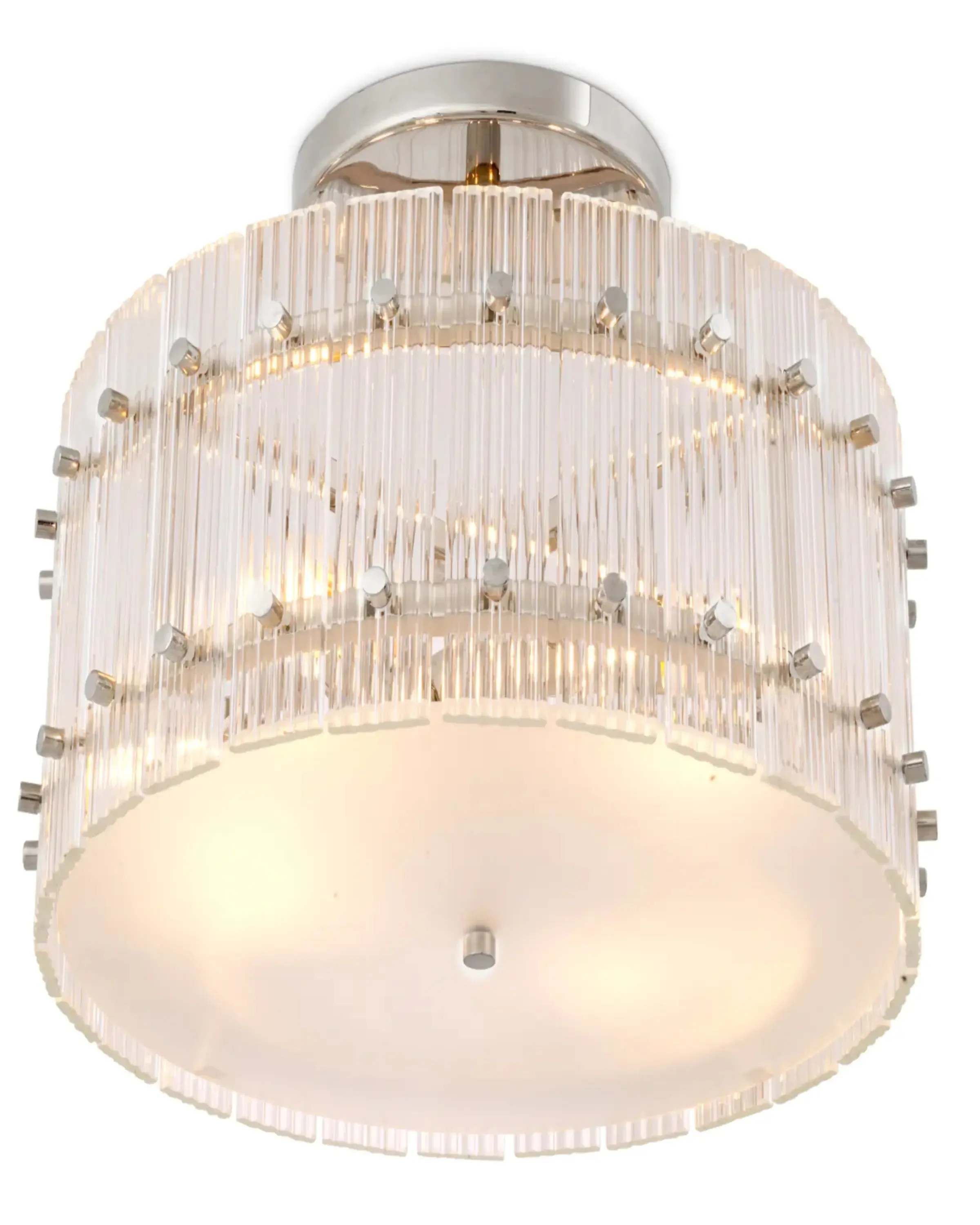 Modern Ruby Luxurious Round Ceiling Lamps