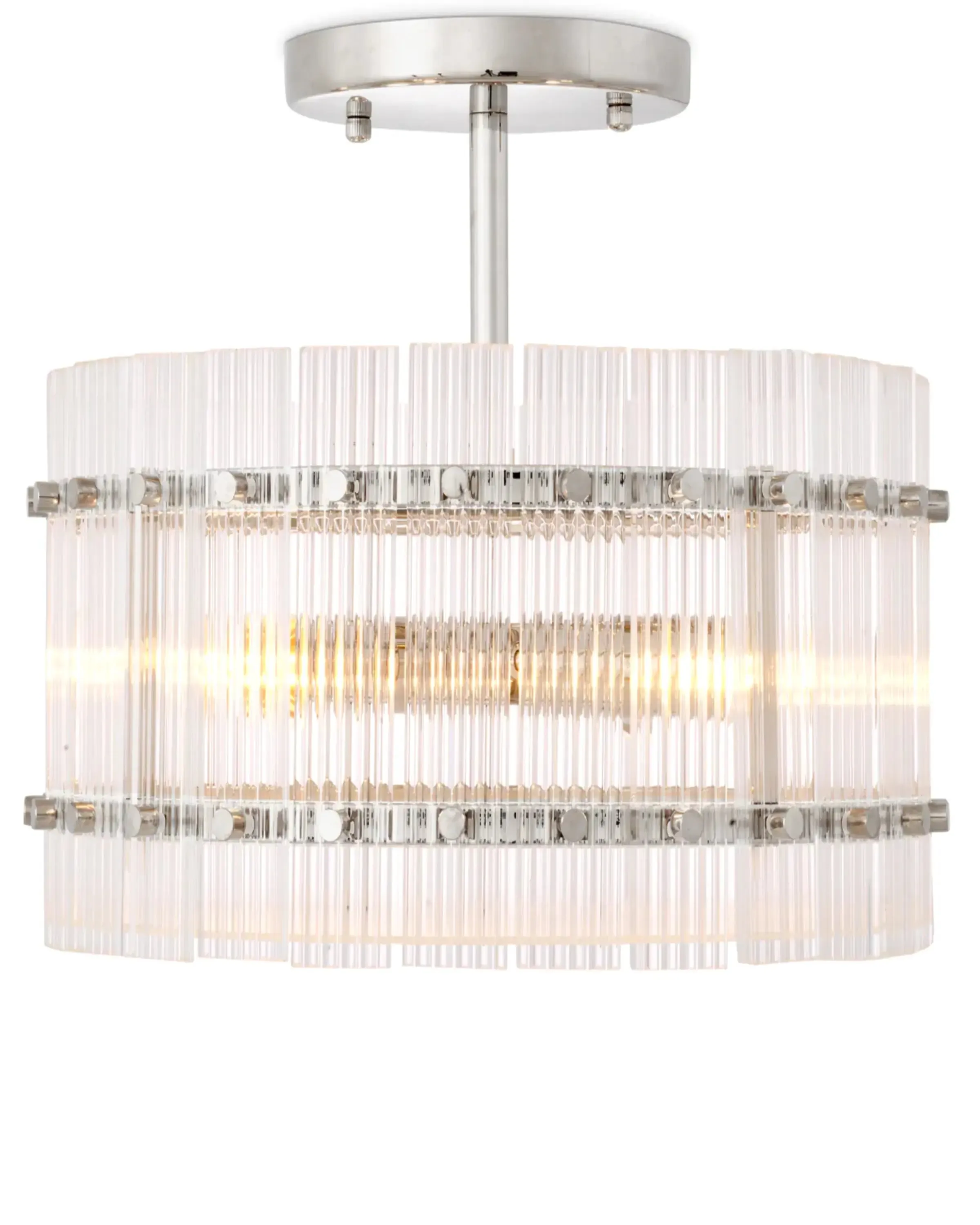 Modern Ruby Luxurious Round Ceiling Lamps