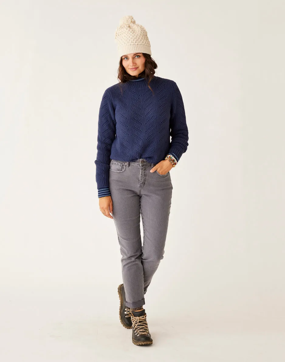 Monroe Sweater: Navy