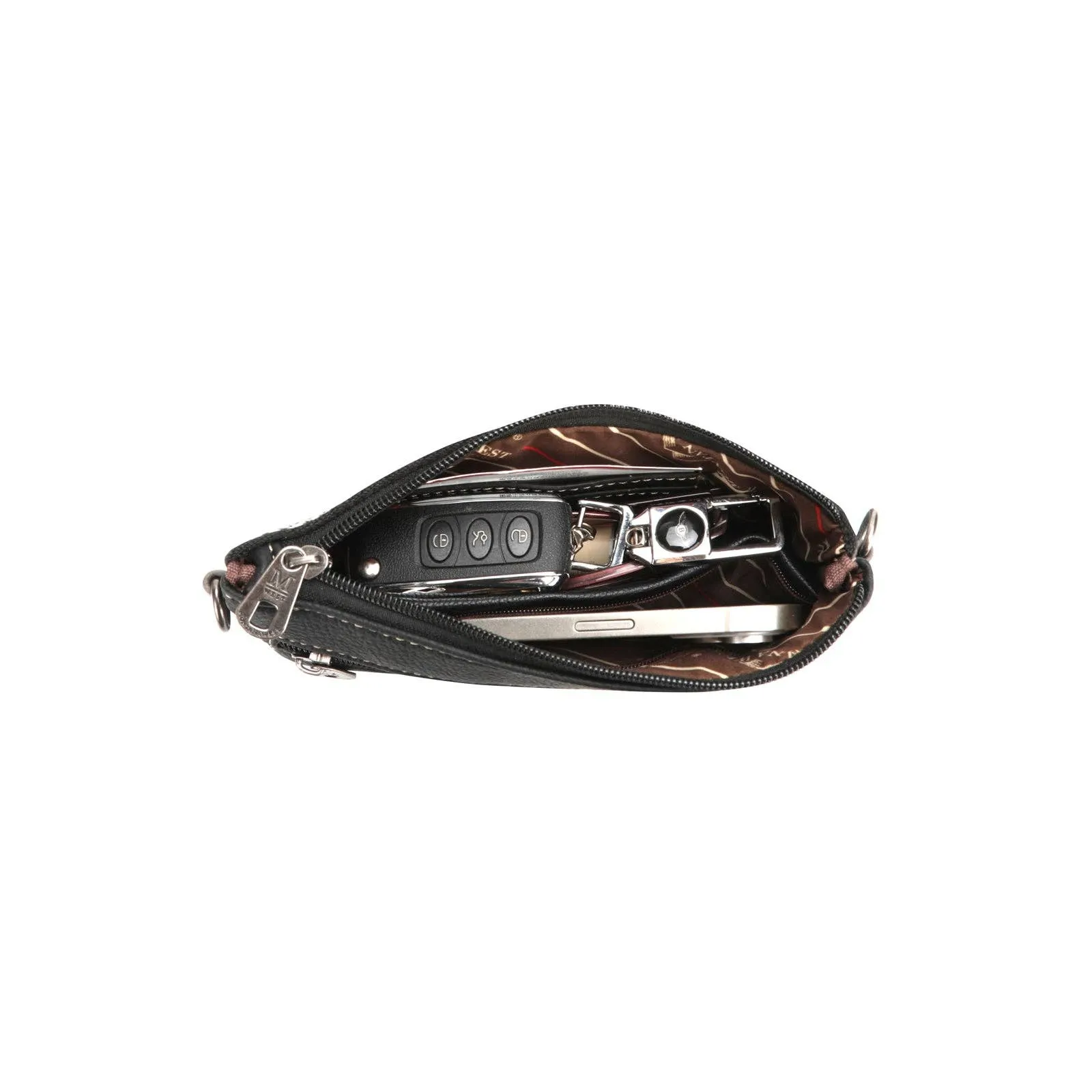Montana West - MW1237-181 Montana West Fringe Collection Clutch/Crossbody -: Black