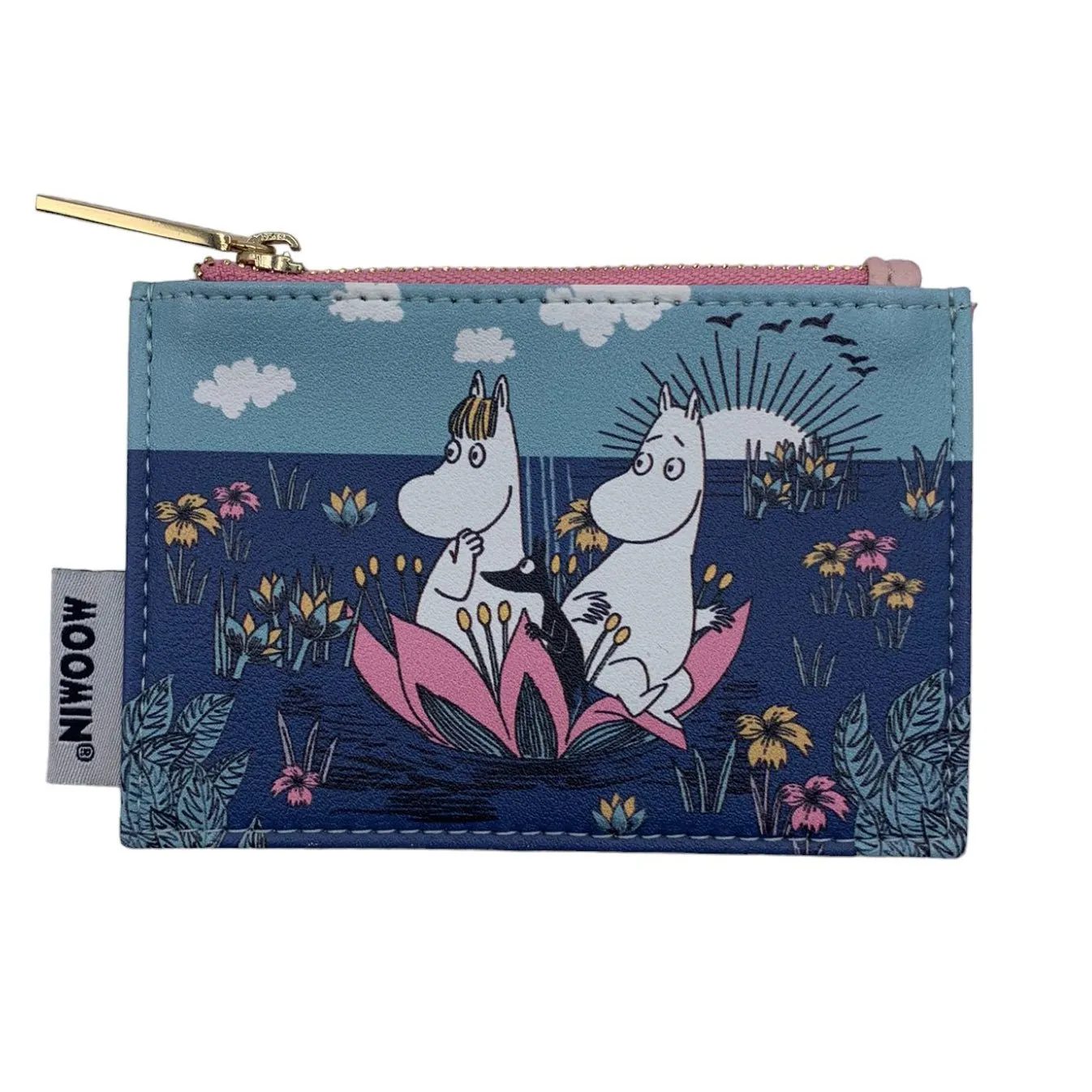 Moomin Lotus Zip Purse
