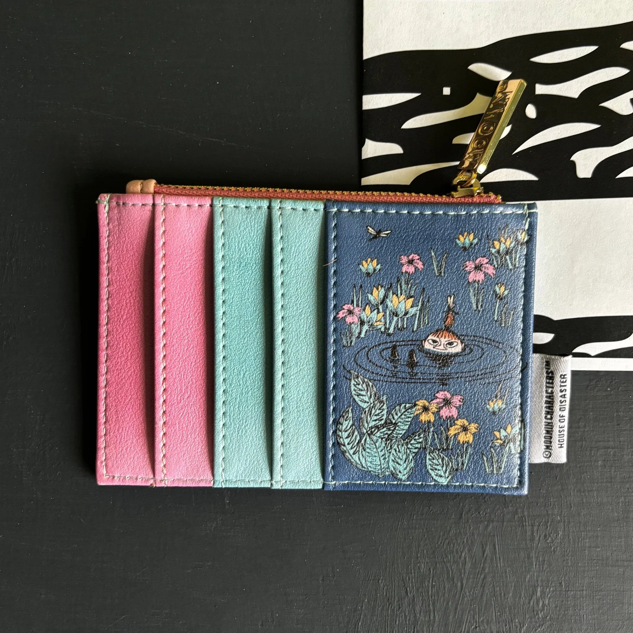 Moomin Lotus Zip Purse
