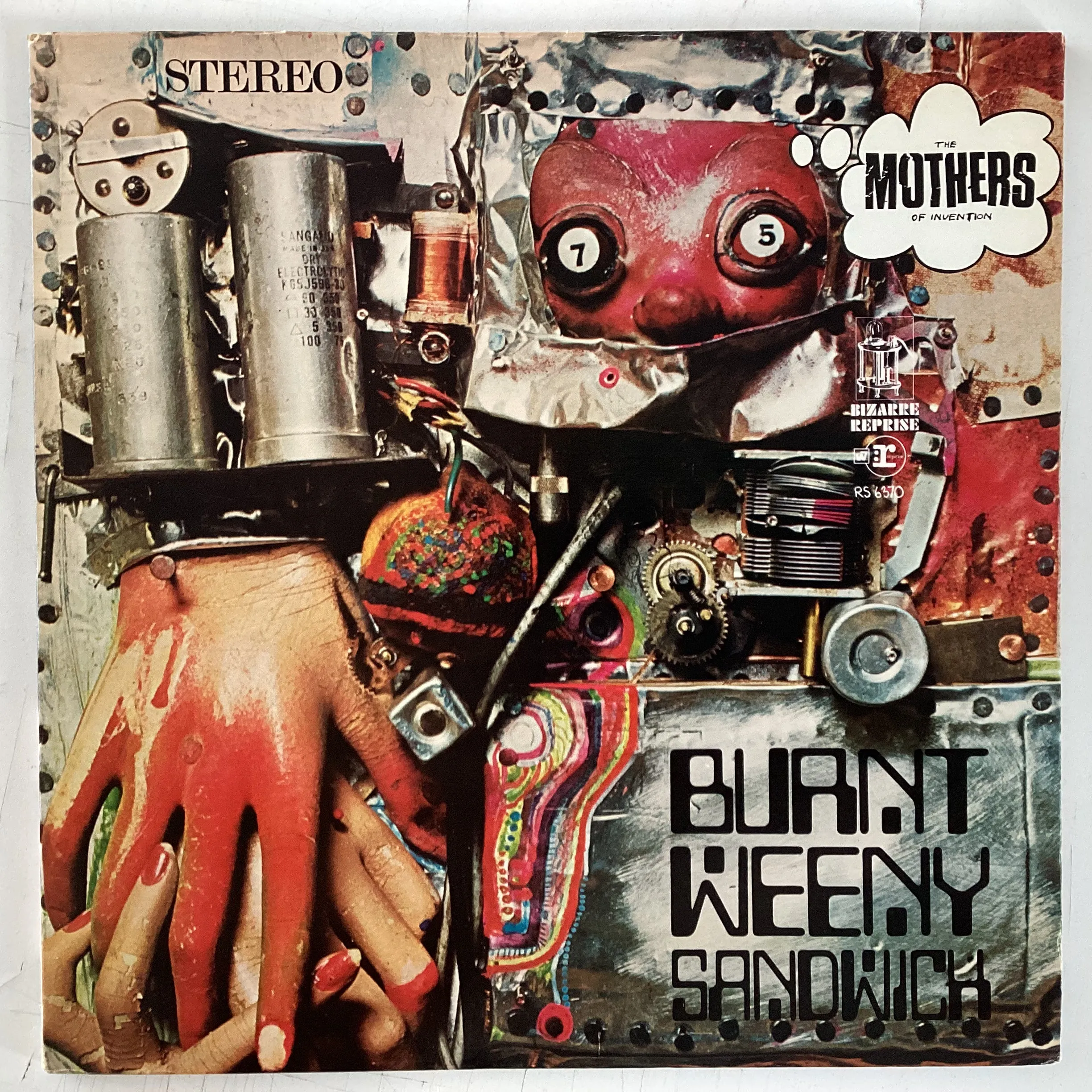 MOTHERS OF INVENTION (ZAPPA) = BURNT WEENY SANDWICH (CDN 1970 TRI-COLOUR STEAMBOAT) (USED)