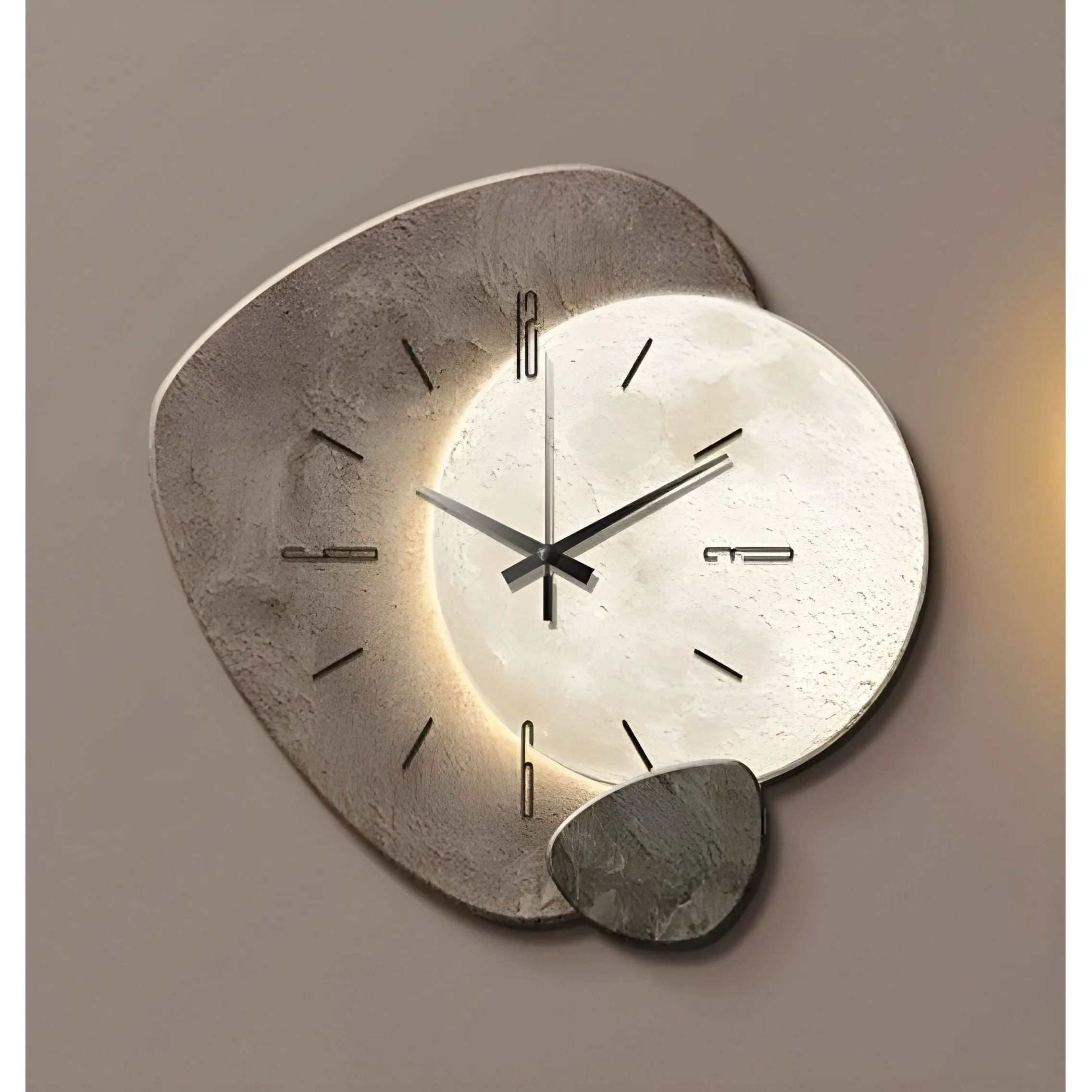 NaturaTime Uhr - Dekorative Wanduhr aus Holz für Innenräume