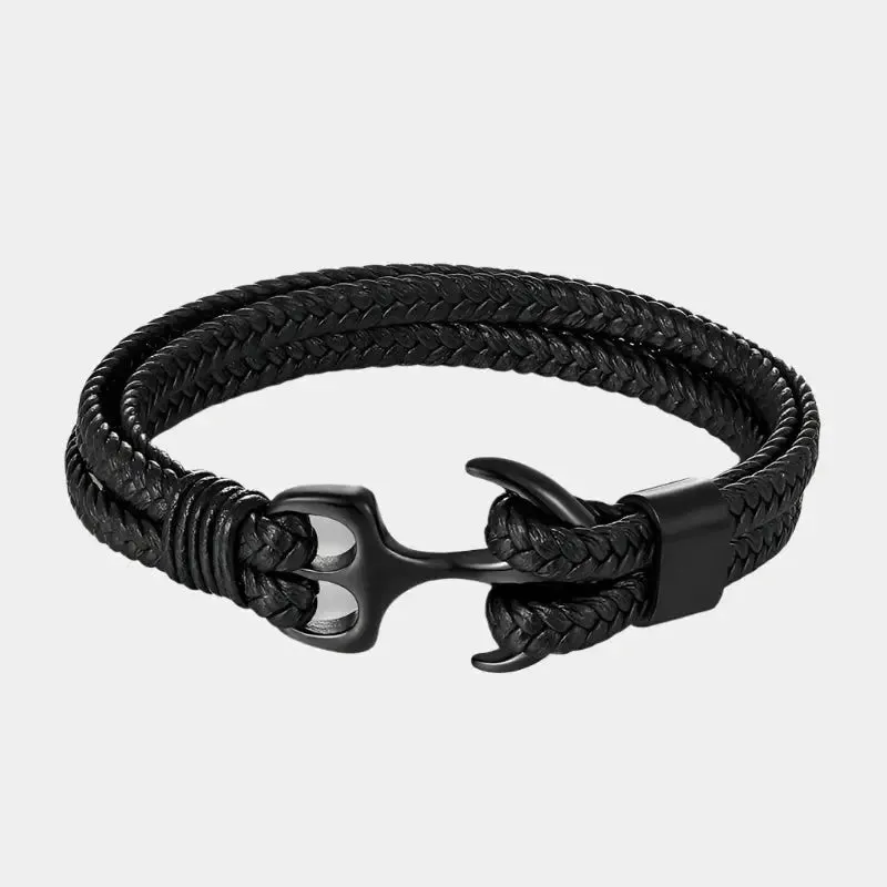 Nautical Anchor Bracelet - Cross & Crown