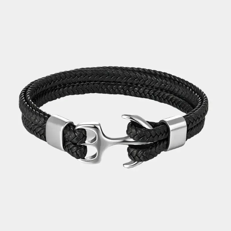 Nautical Anchor Bracelet - Cross & Crown
