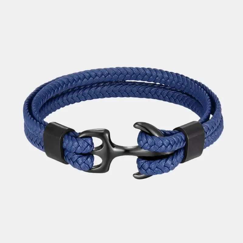 Nautical Anchor Bracelet - Cross & Crown