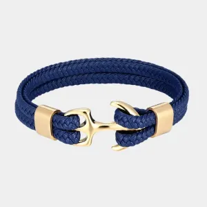 Nautical Anchor Bracelet - Cross & Crown