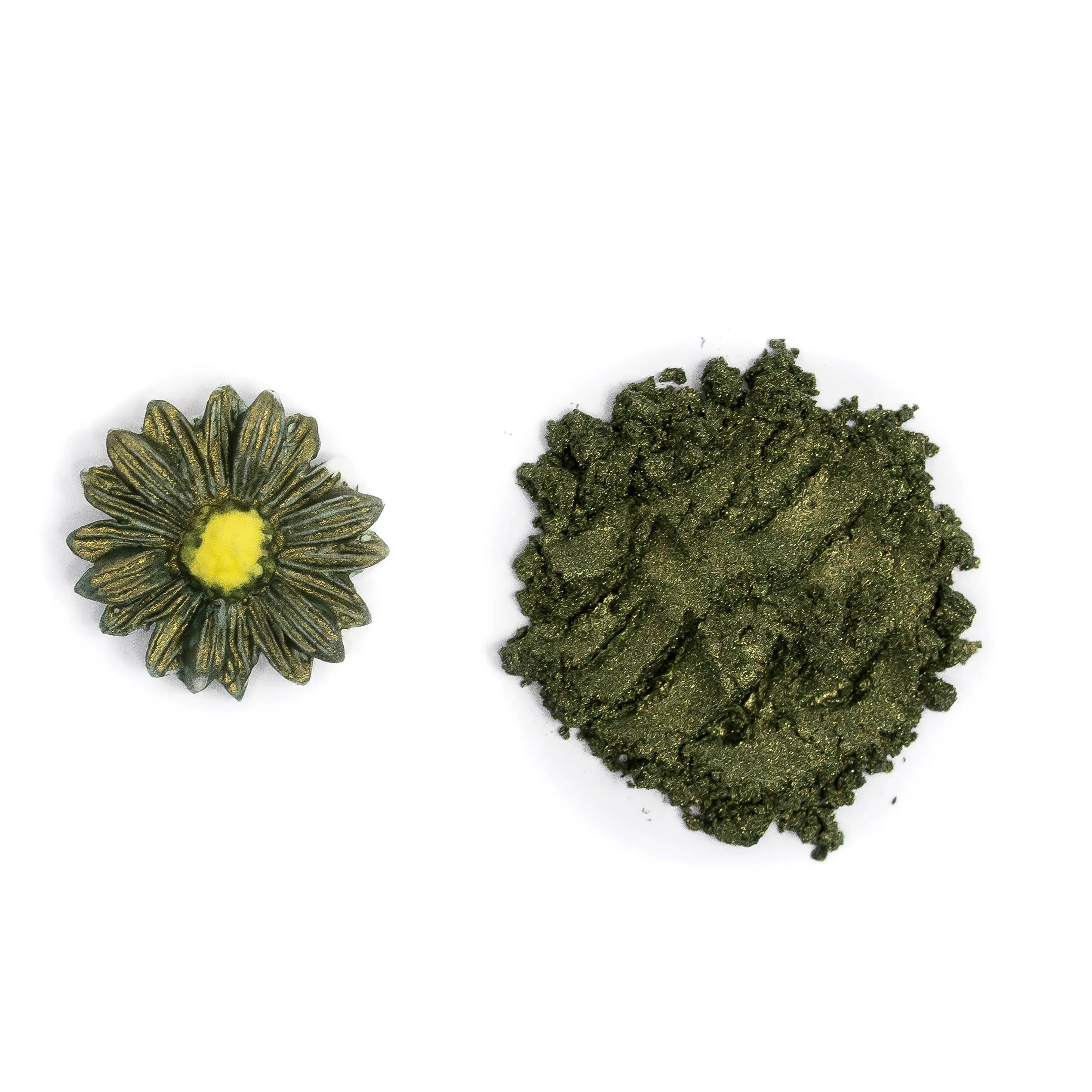 Olive Green Luster Dust