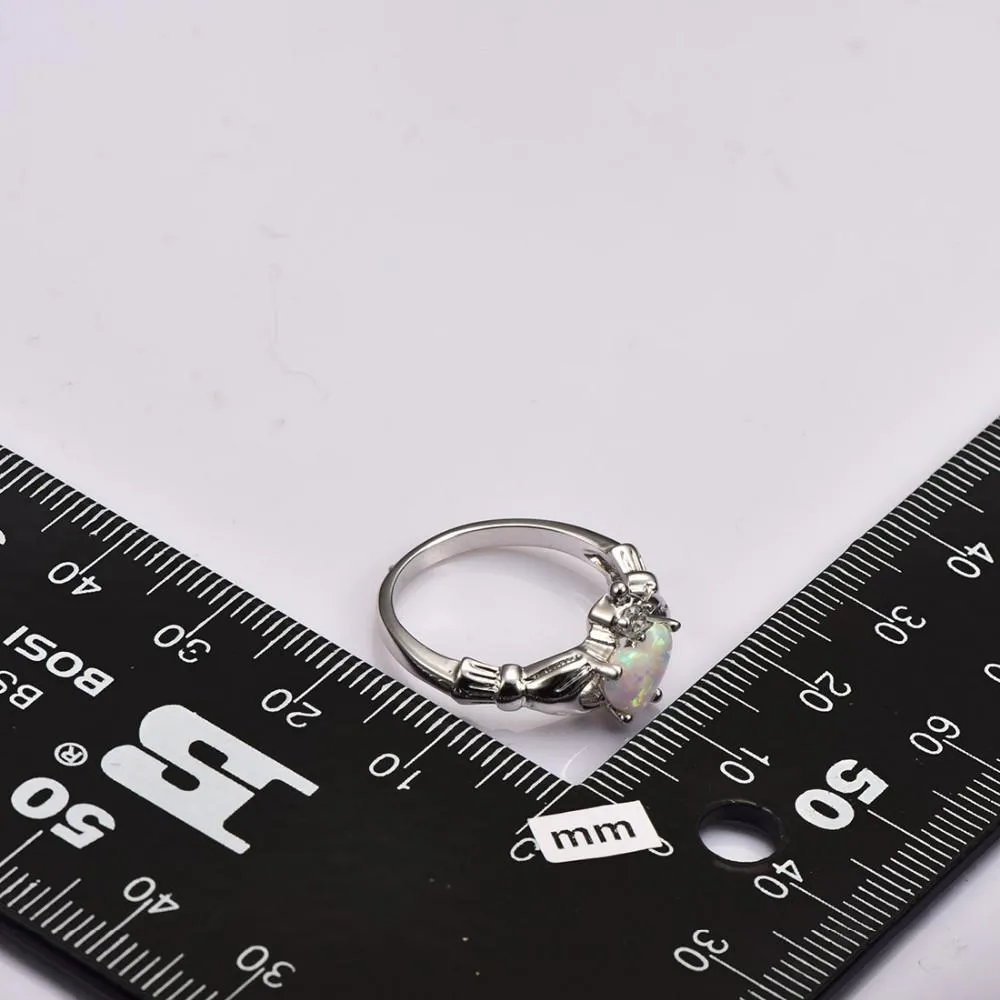 Opal Love Ring