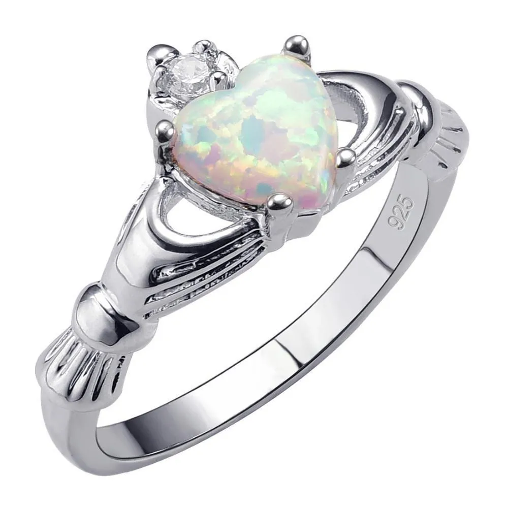 Opal Love Ring