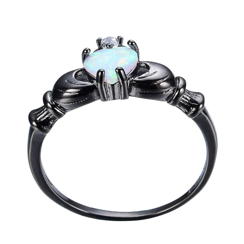 Opal Love Ring