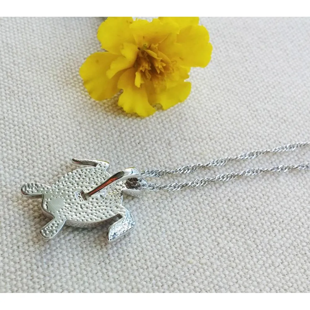 Opal Sea Turtle Necklace