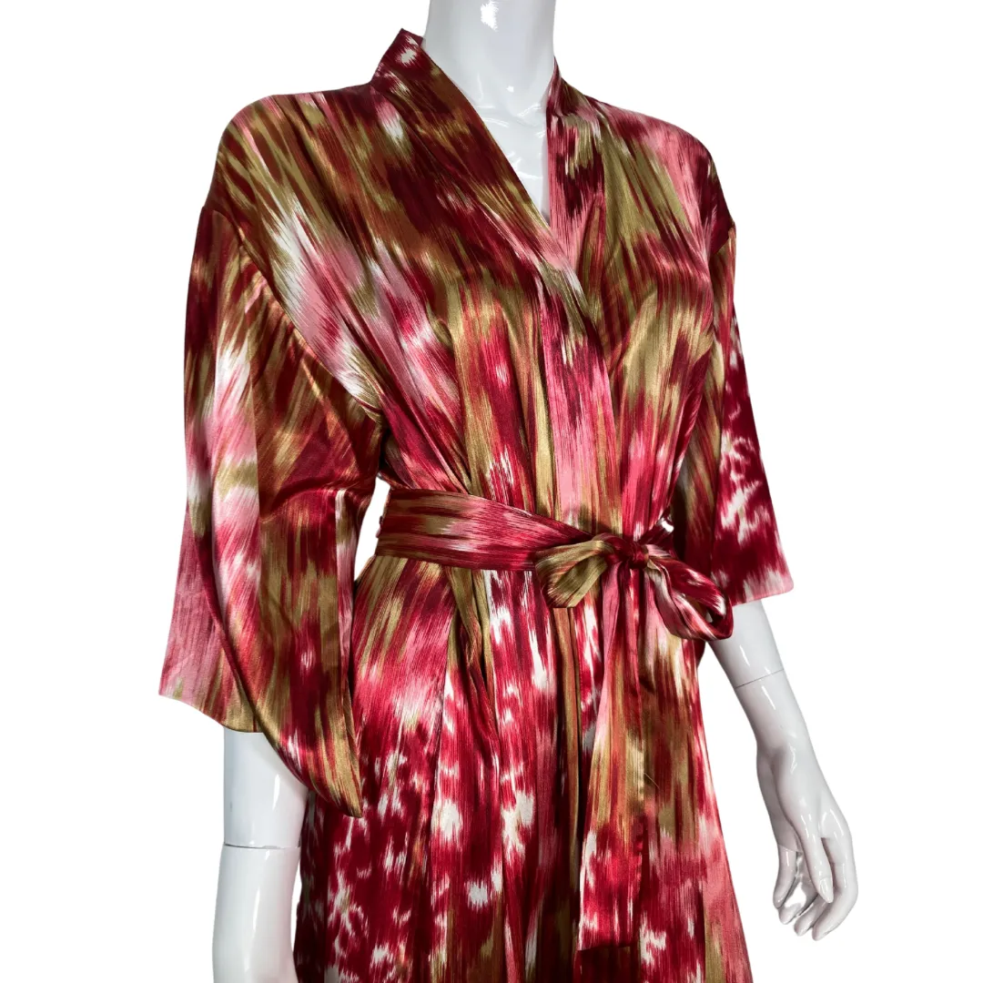 Oscar de la Renta Luxurious Multicolored Robe