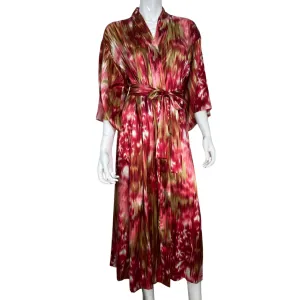 Oscar de la Renta Luxurious Multicolored Robe