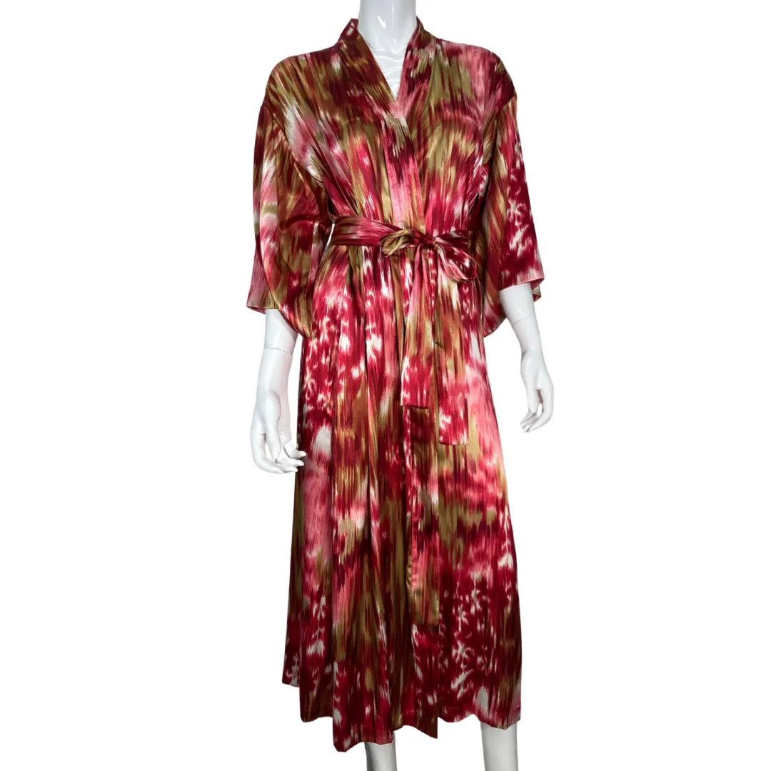 Oscar de la Renta Luxurious Multicolored Robe
