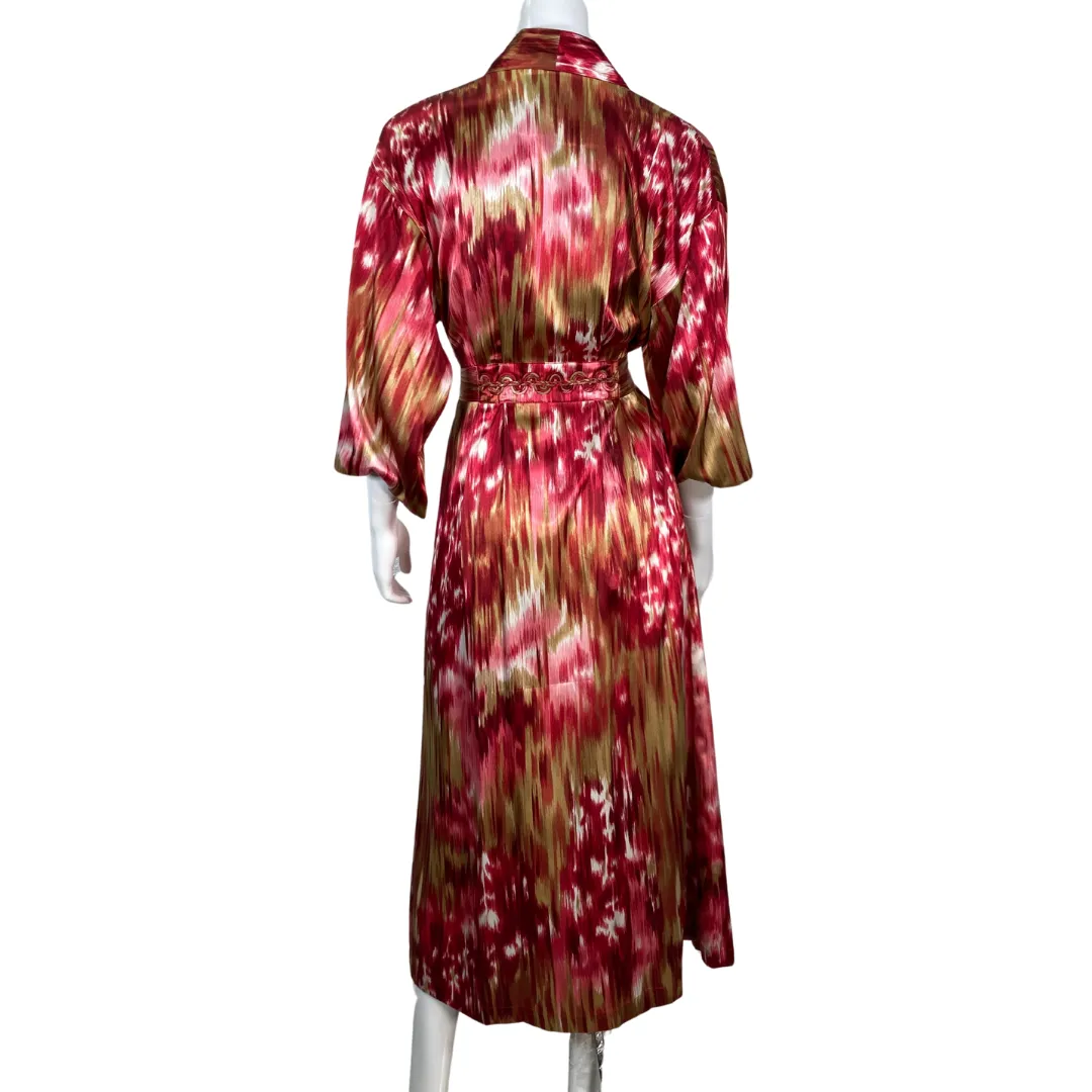 Oscar de la Renta Luxurious Multicolored Robe