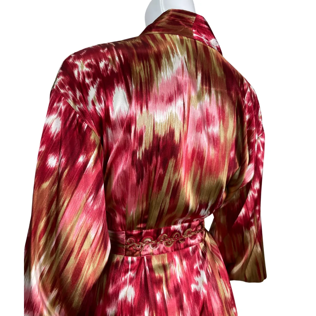 Oscar de la Renta Luxurious Multicolored Robe
