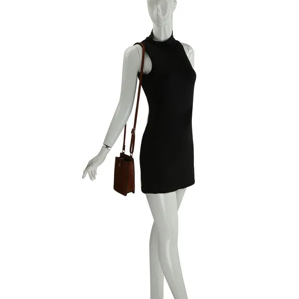 Ostrich look Croc Crossbody Bag Cell Phone Purse