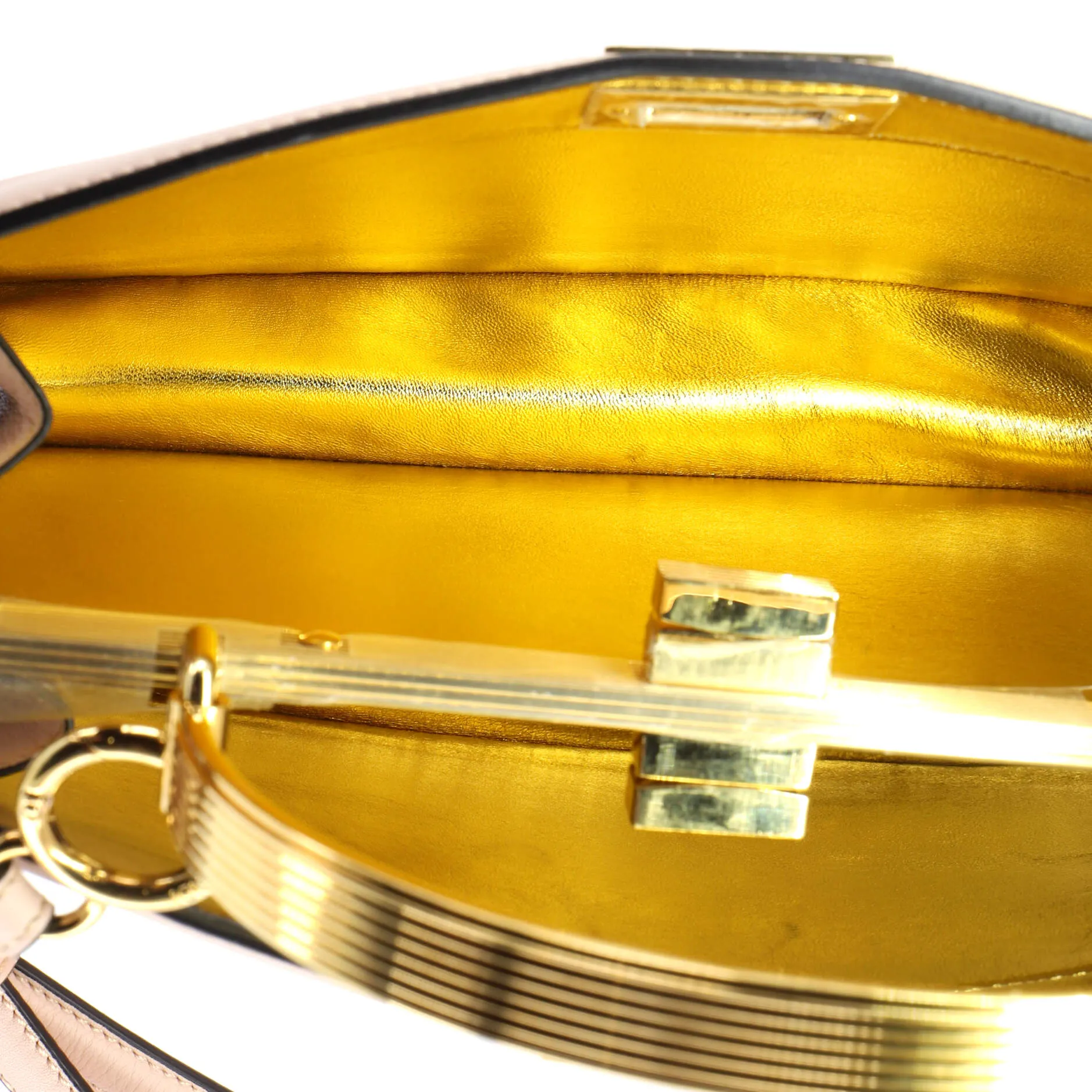 Peekaboo ISeeU Bag Studded Leather East West