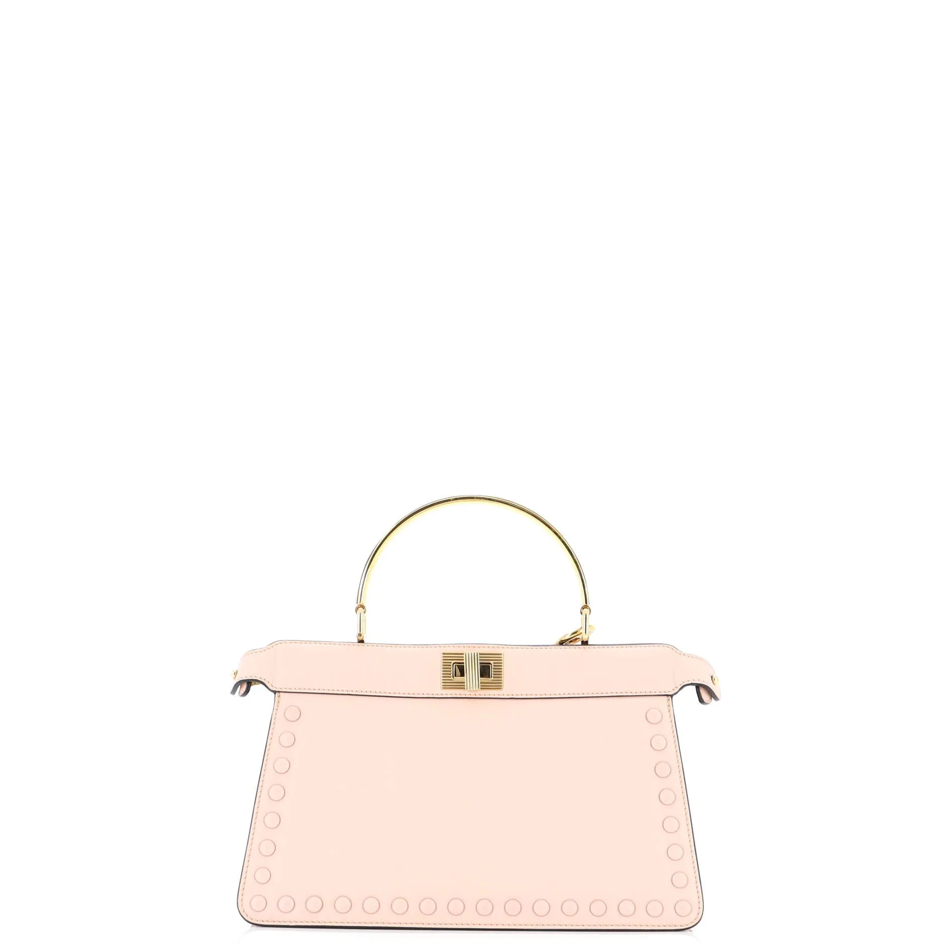 Peekaboo ISeeU Bag Studded Leather East West