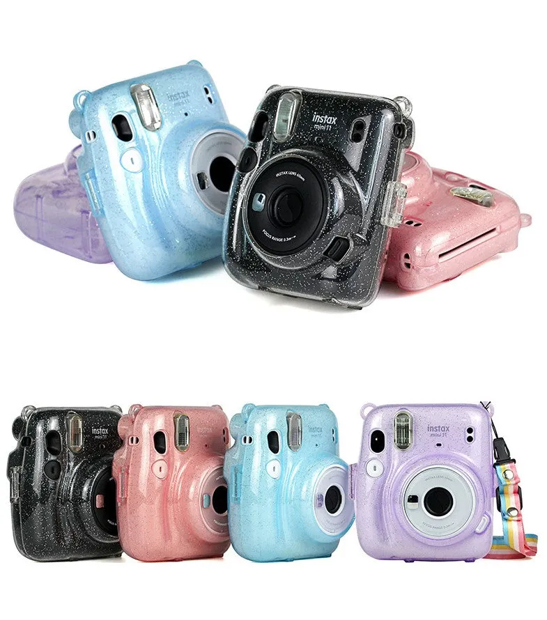Pikxi CM-11 Fujifilm Instax Mini 11 Clear Transparent Protective Case