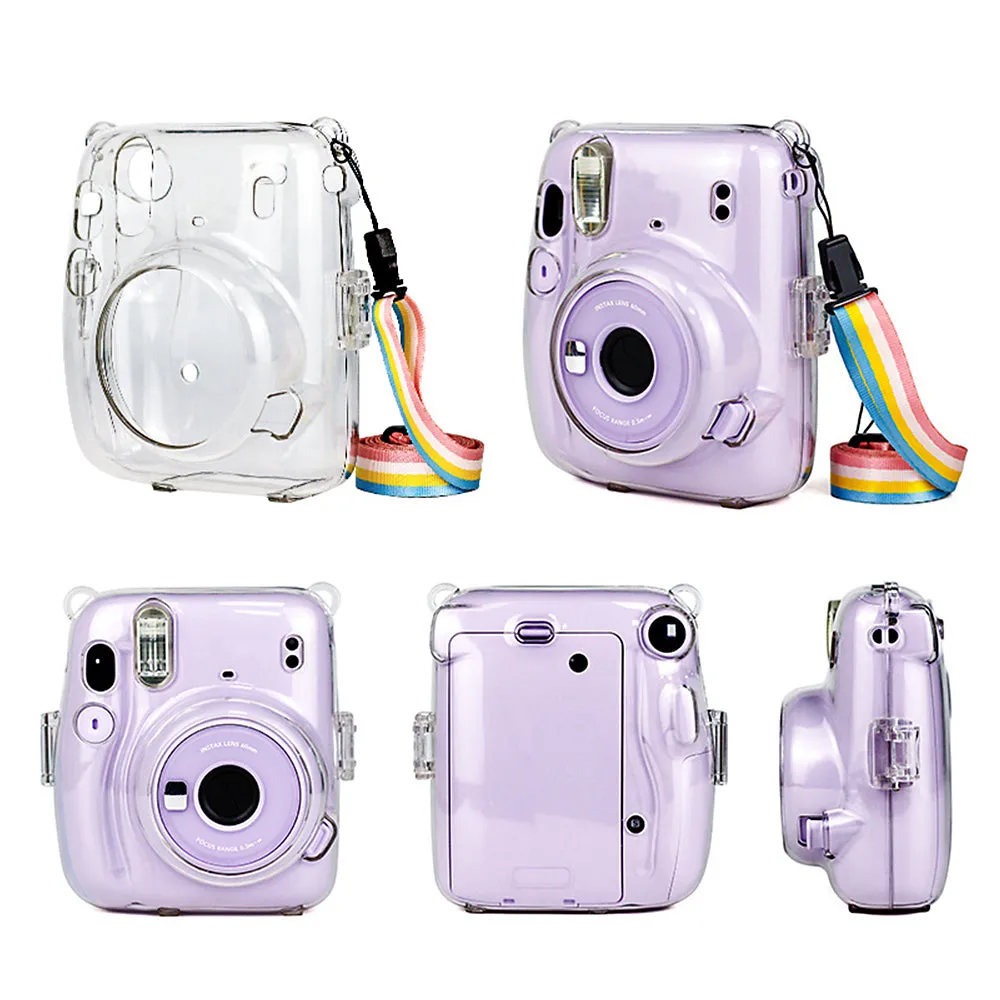 Pikxi CM-11 Fujifilm Instax Mini 11 Clear Transparent Protective Case