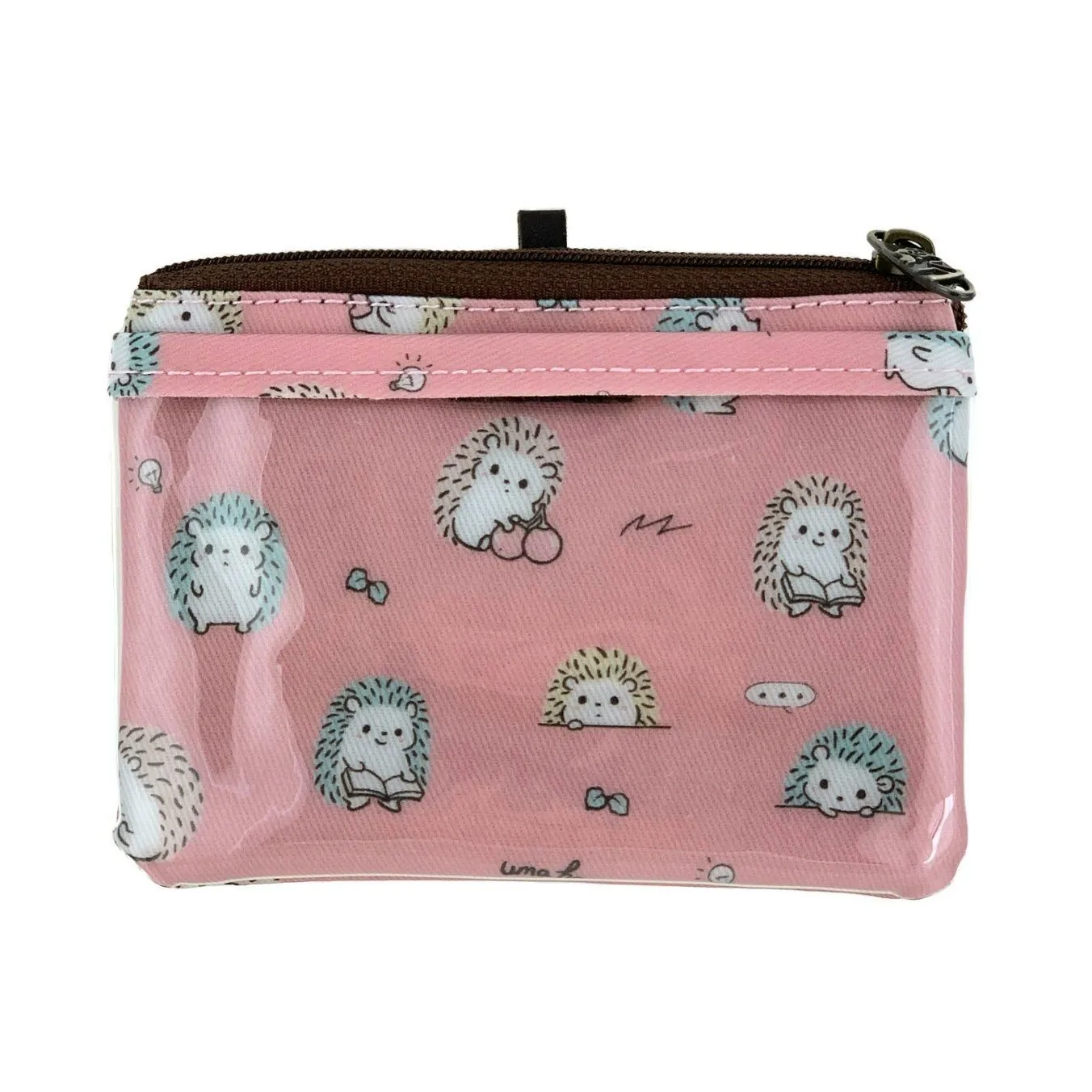 Pink Hedgehog Card & Coin Purse