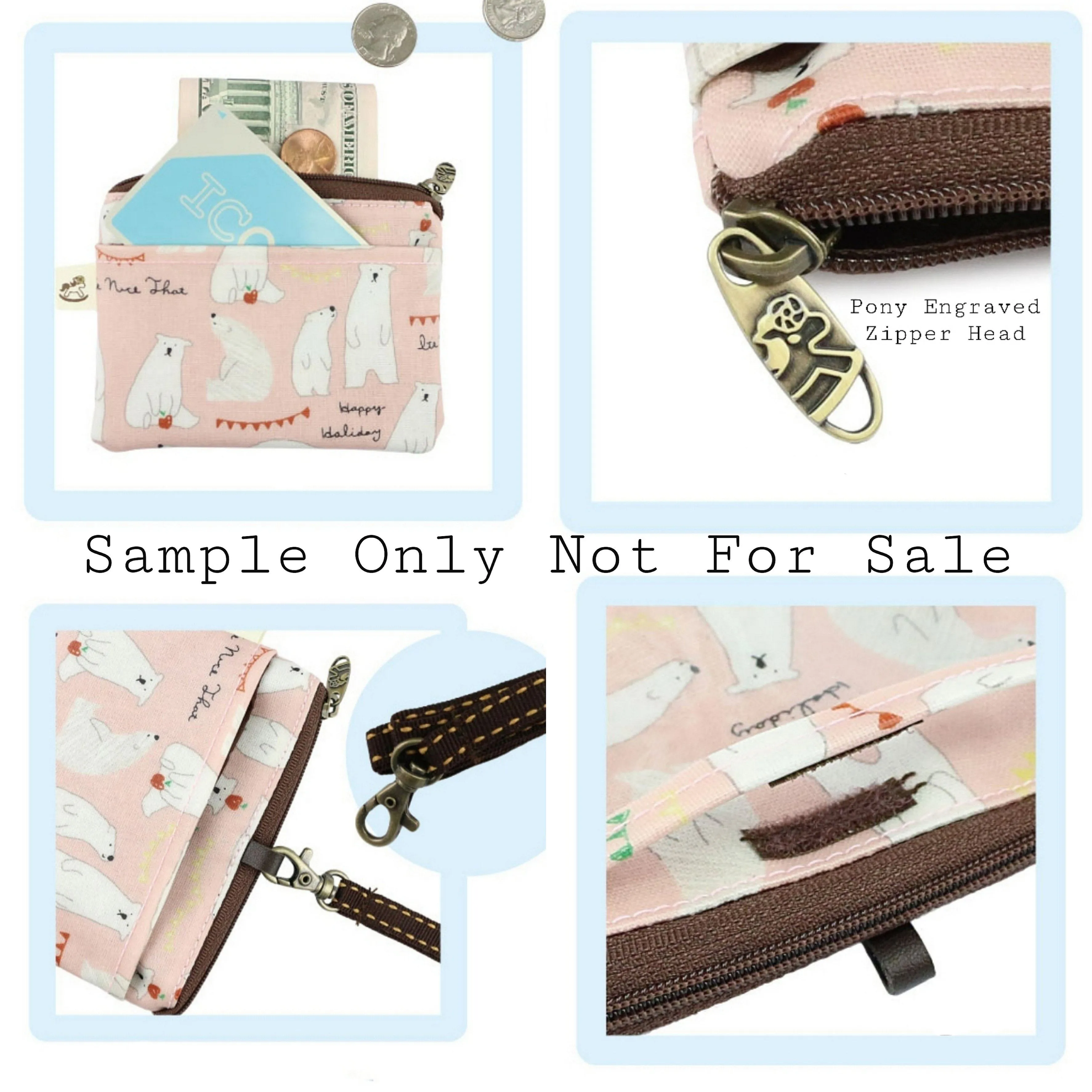 Pink Penguin Market Card & Coin Purse