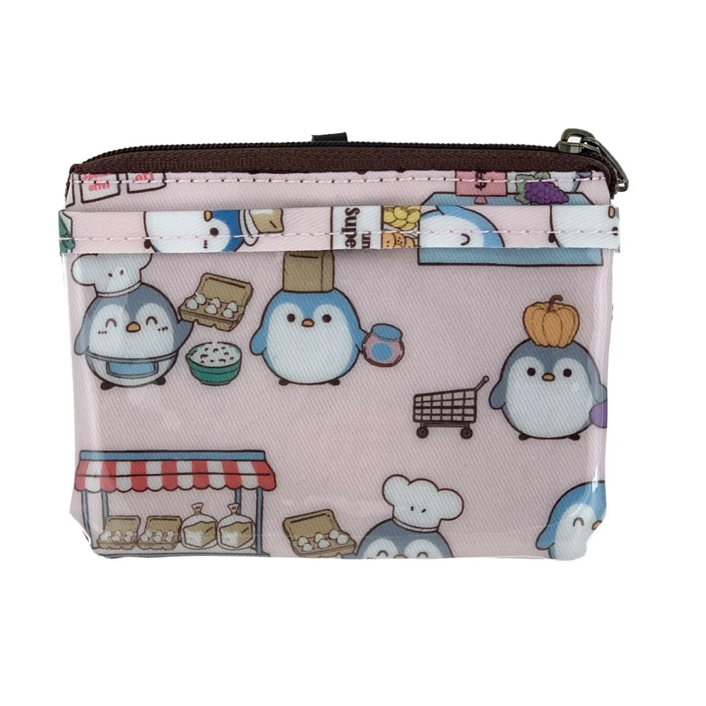 Pink Penguin Market Card & Coin Purse